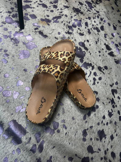 cheetah sandals